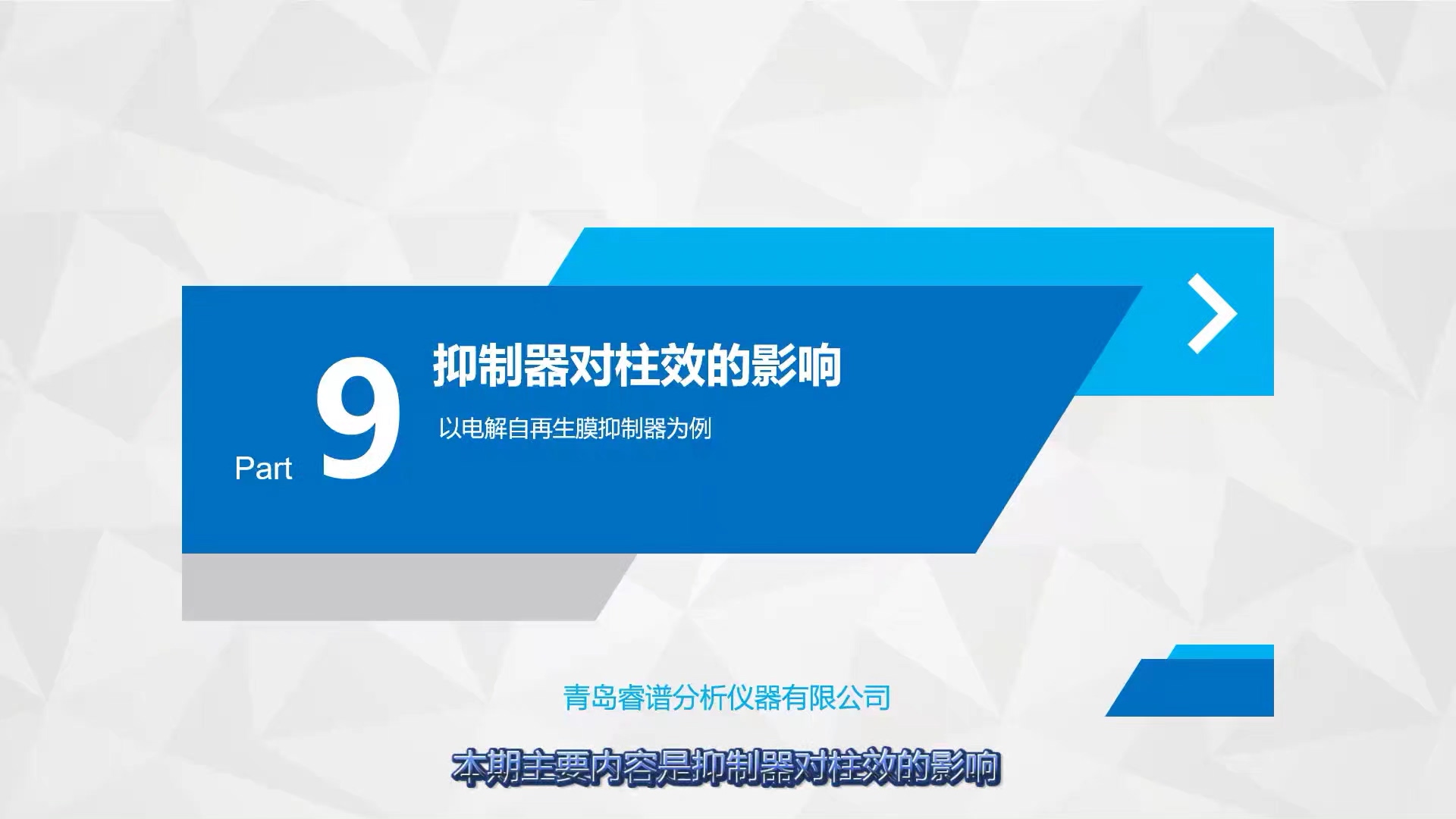 RPIC-2017离子色谱标配动态量程电导检测器WLK-8免维护抑制器离子色谱柱