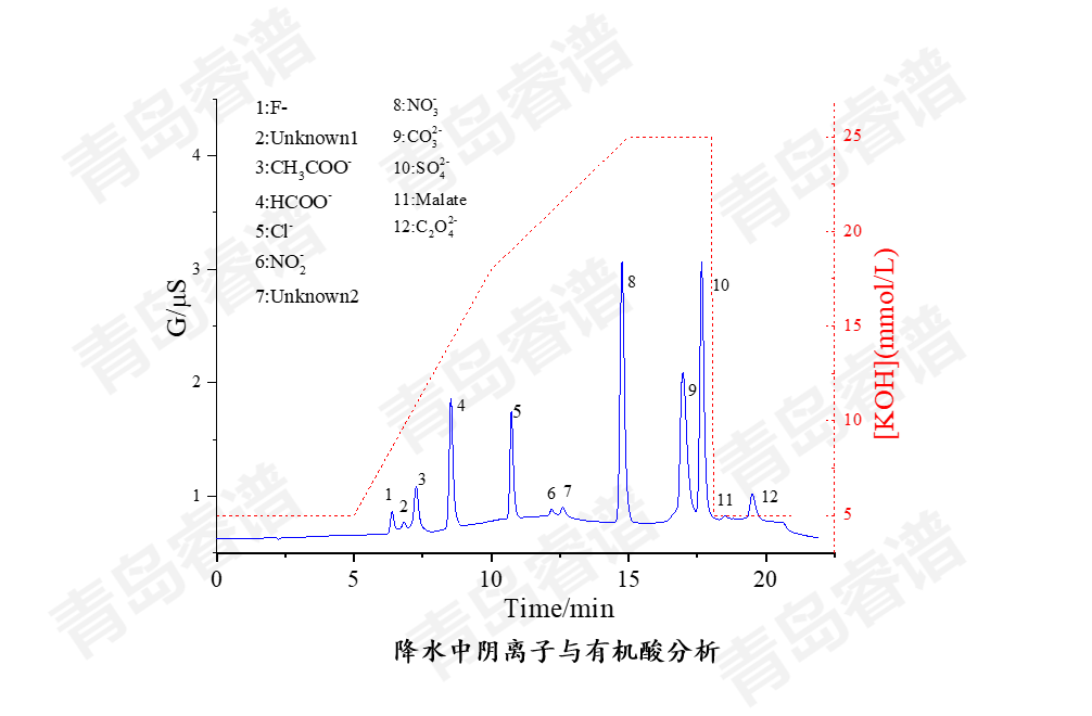 RPIC-2017离子色谱标配动态量程电导检测器WLK-8免维护抑制器离子色谱柱